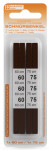 HARO Lacets Standard, plat, 600/750 mm, noir