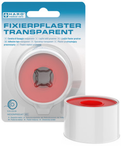 HARO Sparadrap, transparent, 25 mm x 5,0 m