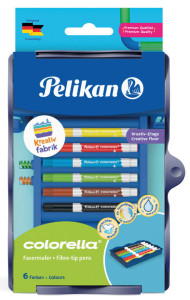 Pelikan Kreativfabrik Feutre de coloriage colorella,  x 6
