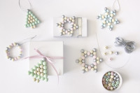 folia Kit Etoiles en perles en bois CLASSIC, 161 pièces folia Kit Etoiles en perles en bois CLASSIC, 161 pièces