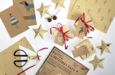 folia Bloc de papier kraft MAGIC CHRISTMAS PAPER, A4