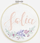 folia Set de cadres à broder en bois SMALL, 100 et 150 mm