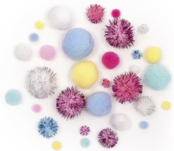 folia Pompons UNICORN, différentes tailles
