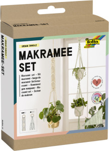 folia Kit macramé URBAN JUNGLE, 7 pièces