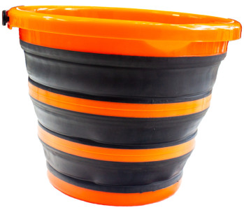 Garten PRIMUS Seau pliable, noir/orange