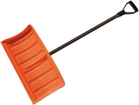 Bradas Pelle à neige avec manche métallique, noir/orange Bradas Pelle à neige avec manche métallique, noir/orange