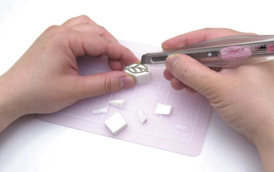 NT Kit cutter et tapis de découpe AM350P, rose