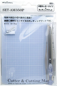 NT Kit cutter et tapis de découpe AM350P, rose