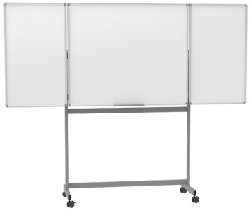 MAUL Tableau blanc mobile pliable MAULstandard, 1000x1200 mm