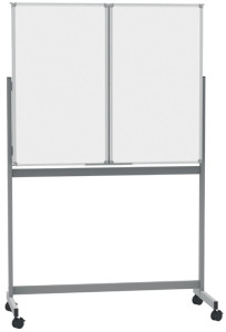 MAUL Tableau blanc mobile pliable MAULstandard, 1000x1200 mm