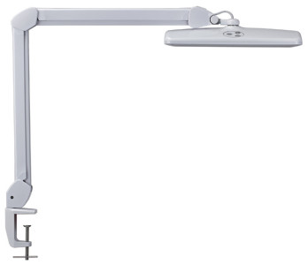 MAUL Lampe de bureau à LED MAULintro, dimmable, pince, blanc