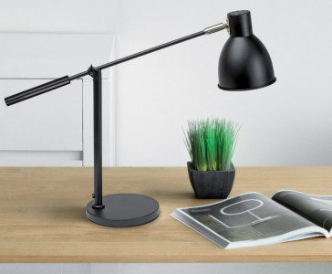 MAUL Lampe de bureau MAULfinja, sans ampoule, noir