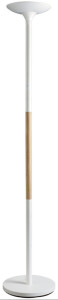 UNiLUX Lampadaire à LED PRYSKA, dimmable, hêtre/noir