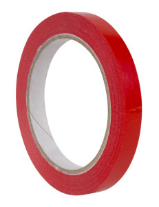 agipa Ruban adhésif d'emballage, 12 mm x 66 m, rouge