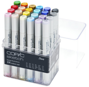 COPIC Marqueur sketch, set de 24 