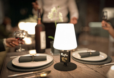 Securit Lampe de table à LED TABLE LAMP, noir