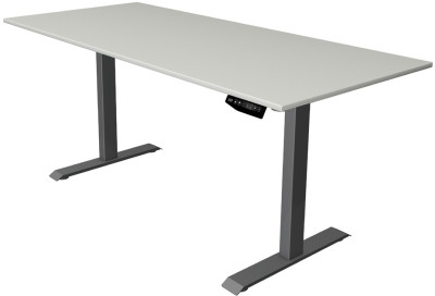 kerkmann Table de bureau assis-debout Move 1, blanc