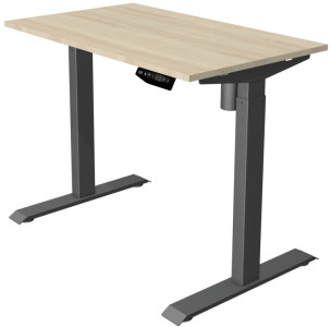 kerkmann Table de bureau assis-debout Move 1, blanc