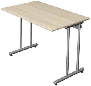 kerkmann Table de bureau Start Up, (L)2.000x(H)750 mm, gris