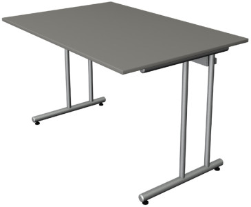 kerkmann Table de bureau Start Up, (L)2.000x(H)750 mm, gris