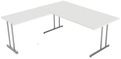 kerkmann Bureau Start Up avec extension, gris clair