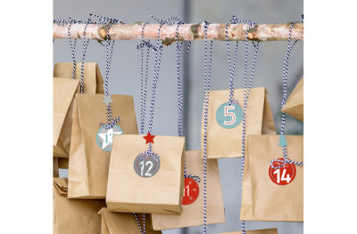AVERY Zweckform ZDesign Sticker tendance assortiment Noël