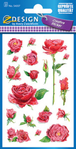 AVERY Zweckform ZDesign Sticker CREATIVE Bouquets avec décor
