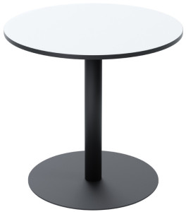 PAPERFLOW Table de bistrot Mezzo, (L)800 x (P)600 mm, blanc