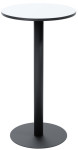 Table haute PAPERFLOW Mezzo, diamètre 600 mm, blanche