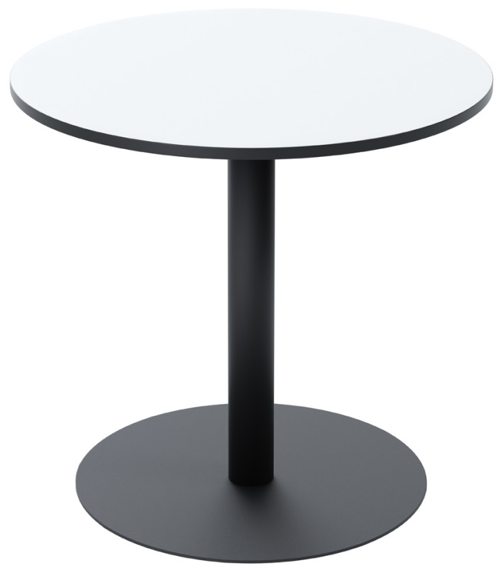 PAPERFLOW Table de bistrot Mezzo, (L)800 x (P)800 mm, blanc