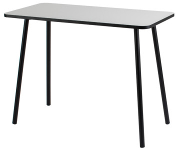 PAPERFLOW Bureau HOPM1, (L)1.000 mm, noir/blanc