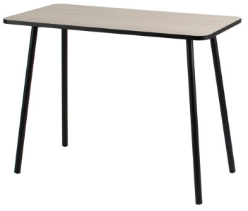 PAPERFLOW Bureau HOPM1, (L)1.000 mm, noir/blanc