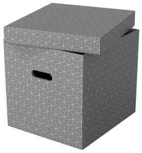 Esselte Boîte de rangement Home Cube, set de 3, blanc