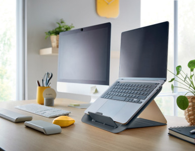 LEITZ Support pour ordinateur portable Ergo Cosy, gris