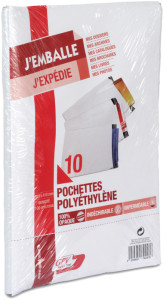 GPV Pochettes d'expédition, 310 x 410 mm, en polyéthylène