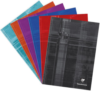 Clairefontaine Cahier broché rembordé rigide, A4, séyès