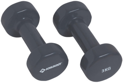 SCHILDKRÖT Haltères vinyle, set de 3,0 kg, anthracite