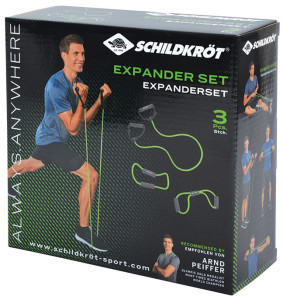 SCHILDKRÖT Kit de cordons de résistance, 3 pièces, noir/vert
