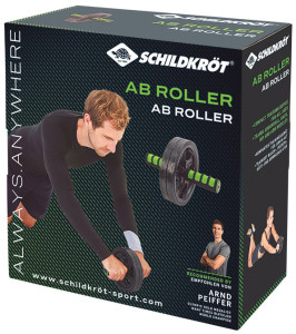 SCHILDKRÖT Roue abdominale / AB-Roller, noir/vert