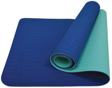 SCHILDKRÖT Tapis de yoga BICOLOR, 4 mm, navy / mint