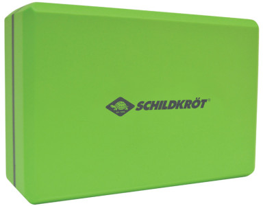 SCHILDKRÖT Bloc de yoga, 200 g, vert/gris