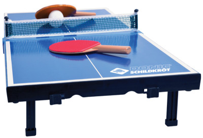 DONIC SCHILDKRÖT Mini-table de tennis de table, kit, bleu