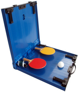 DONIC SCHILDKRÖT Mini-table de tennis de table, kit, bleu