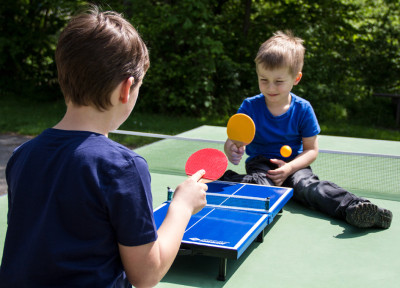 DONIC SCHILDKRÖT Mini-table de tennis de table, kit, bleu