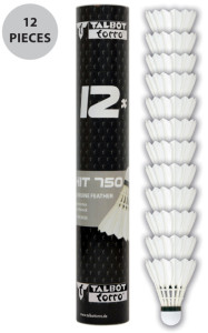 TALBOT torro Volant de badminton Hit 750, lent, blanc