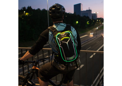 WHEEL BEE Sac à dos pour cycliste Stelvio, noir