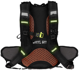 WHEEL BEE Sac à dos pour cycliste Stelvio, noir