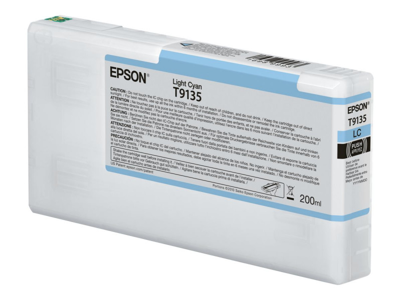 Epson : T9135 LIGHT CYAN cartouche d'encre 200ml