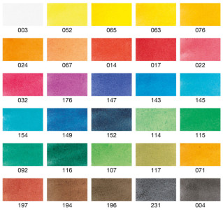 SAKURA Aquarellfarben Koi Water Colors Sketch Box 12