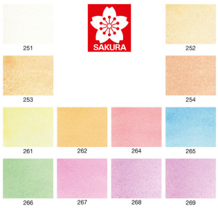 SAKURA Aquarellfarben Koi Water Colors Sketch Box 12